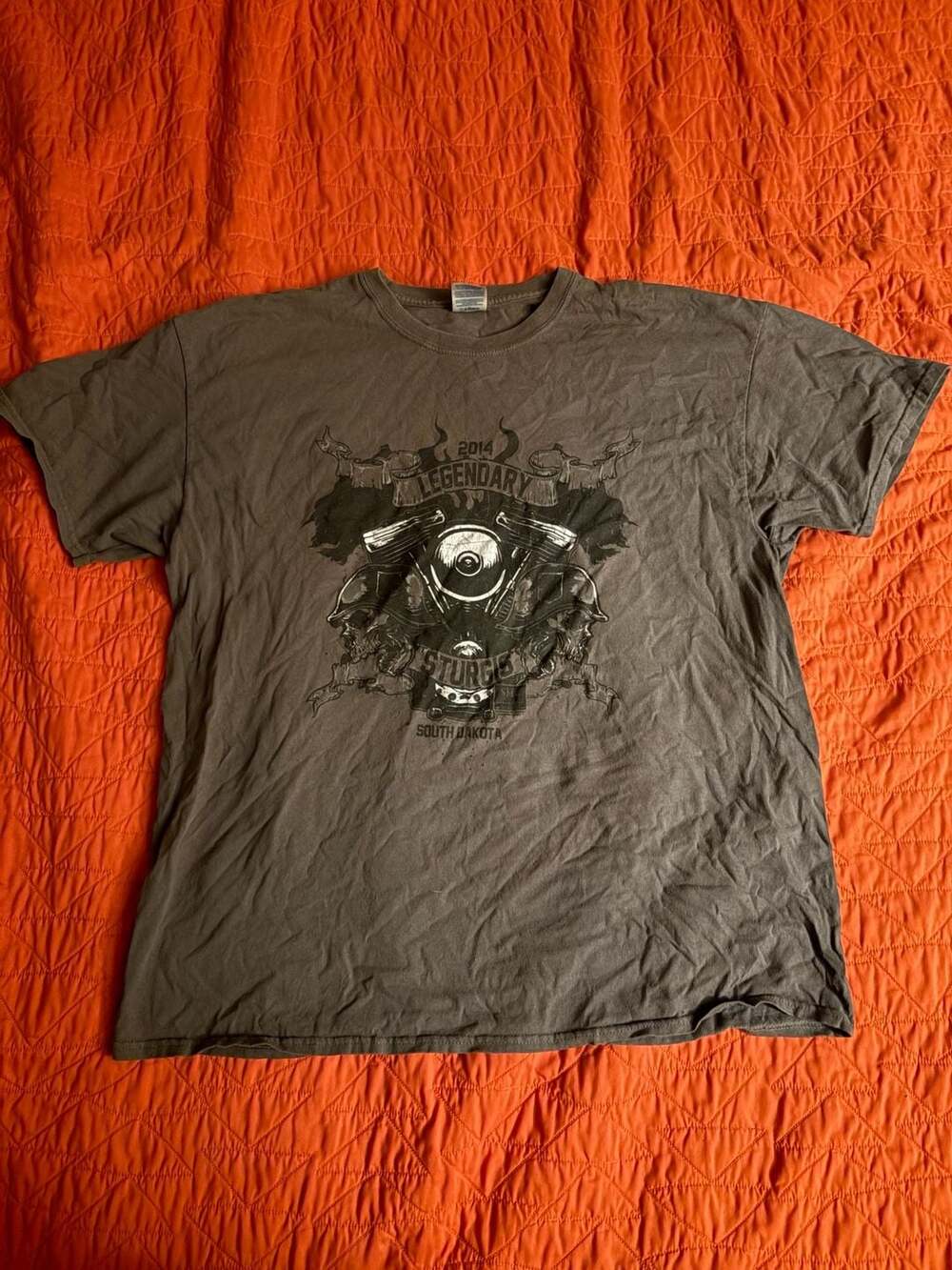 2014 Legendary Sturgis South Dakota Motorcycle Rally T-Shirt XL
